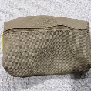 Mandarina Duck Tan makeup bag new